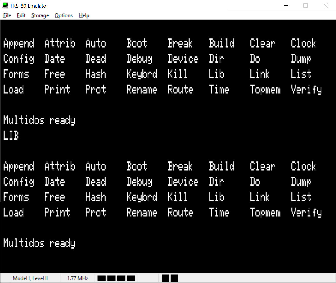 MultiDos V10 lib