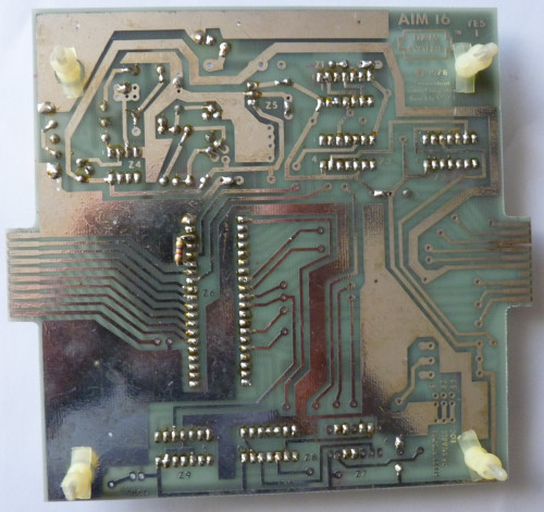 Vue dessous PCB  AIM16 2